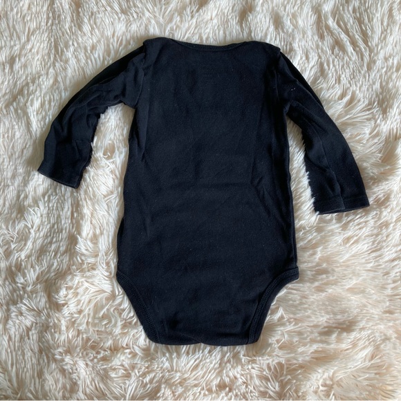 Carters Black My First Halloween Ghost Onesie 9 months - Picture 2 of 4